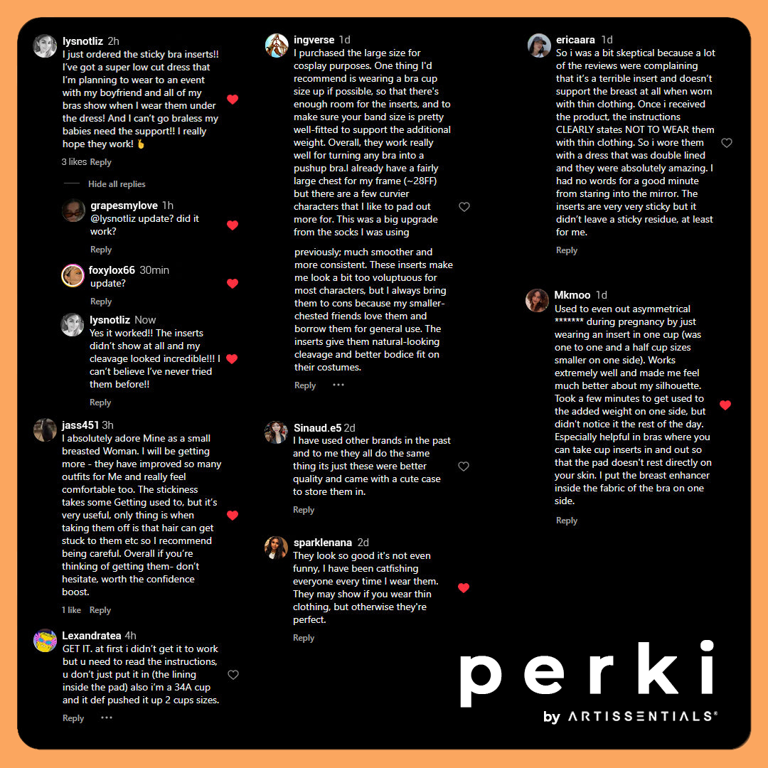 perki® Sticky Inserts by Artissentials