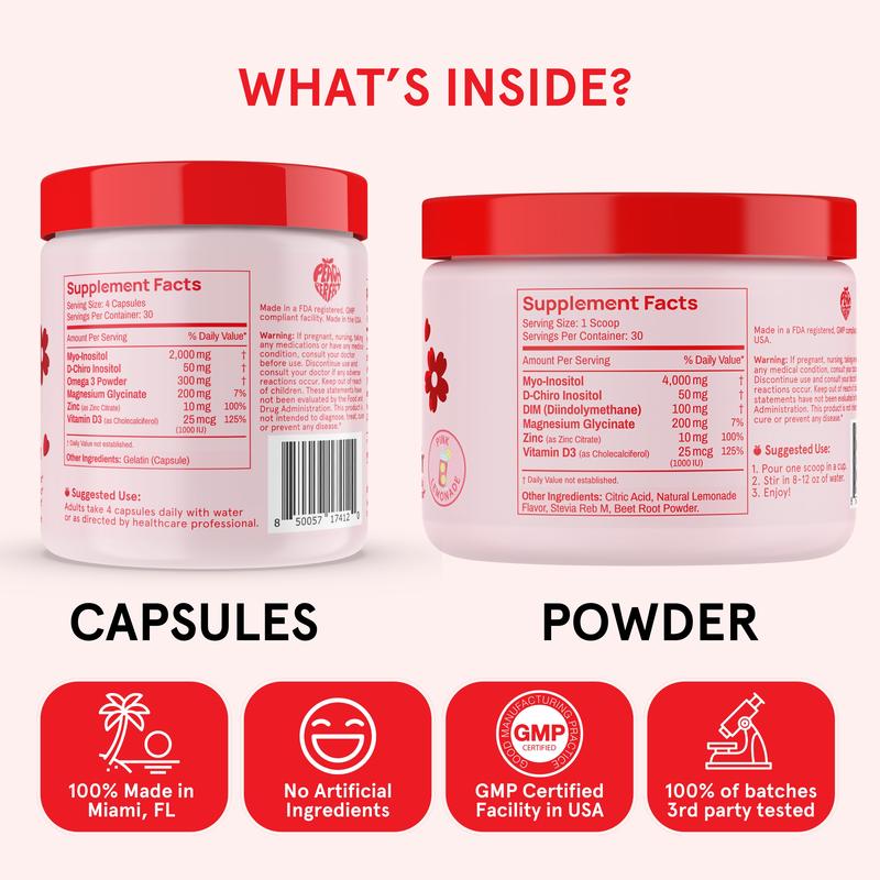 NutraPeach Inositol Multivitamin