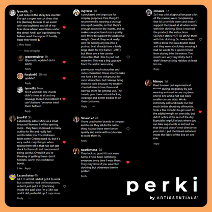 perki® Sticky Inserts by Artissentials