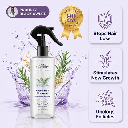 GleamX Rosemary & Rice Water Spray